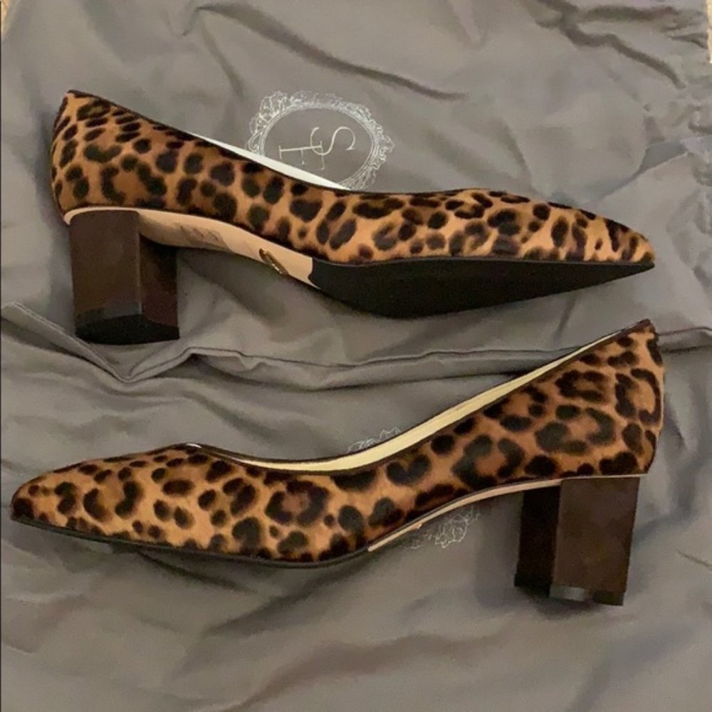 Sarah Flint Emma Leopard Haircalf Pump 37.5
